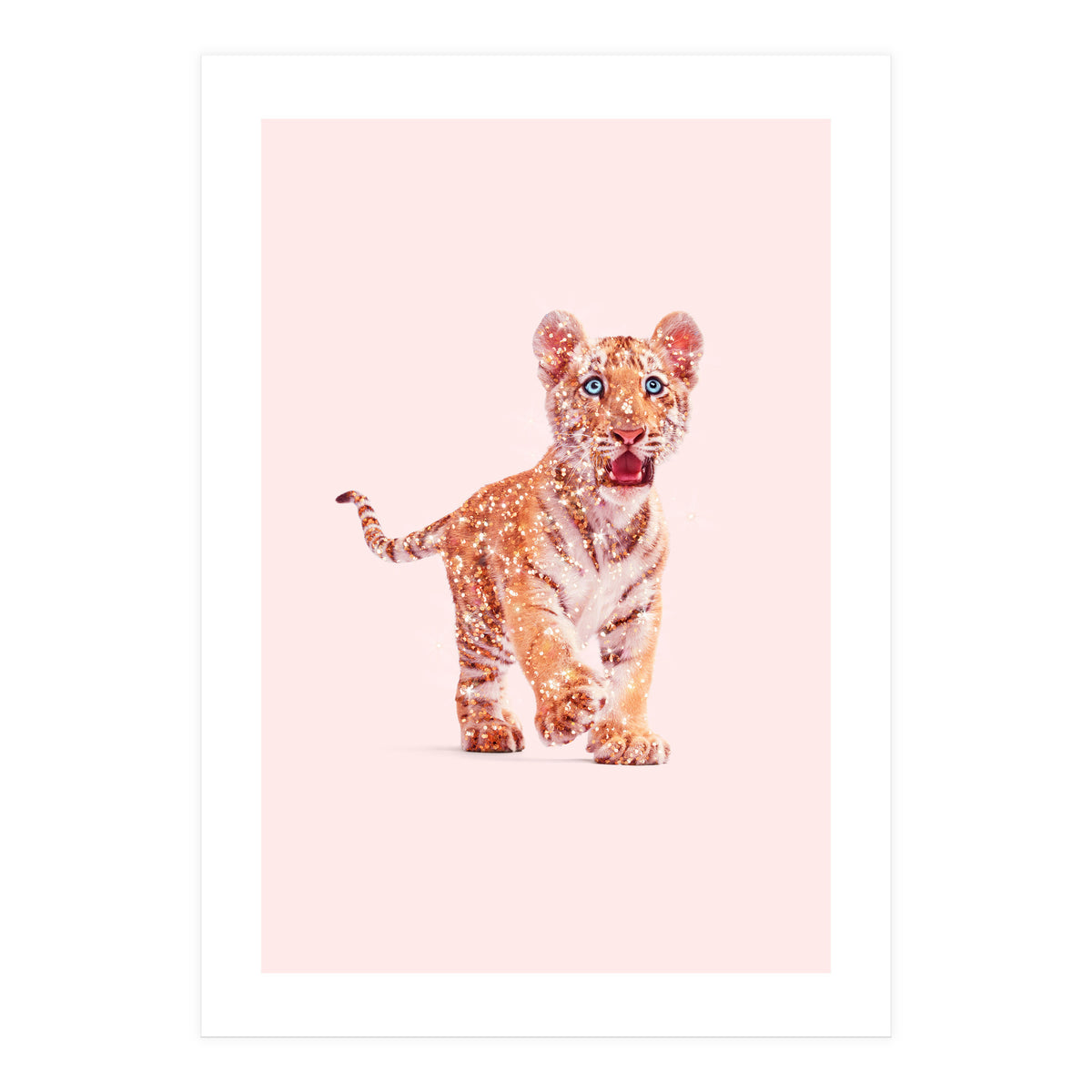 Glitter Tiger (Print Only)