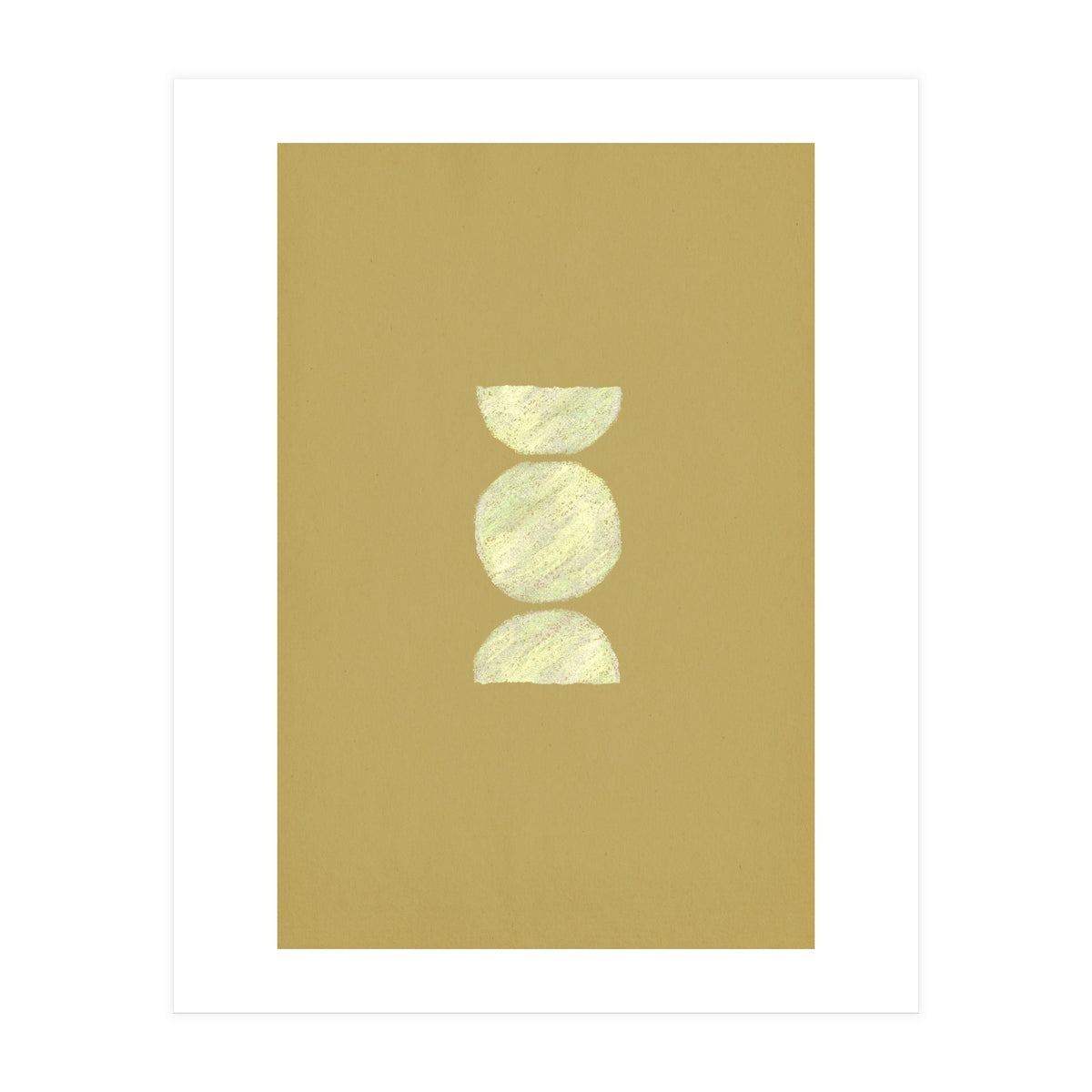 Olive green shapes (Print Only)