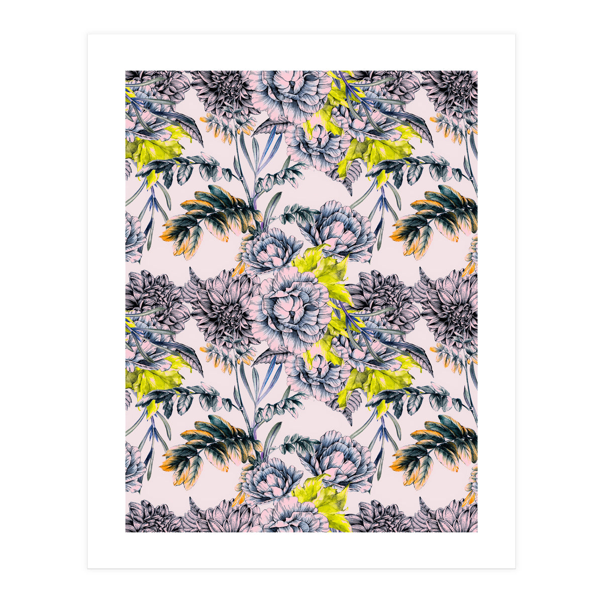 Flowering blooming in pink  (Print Only)