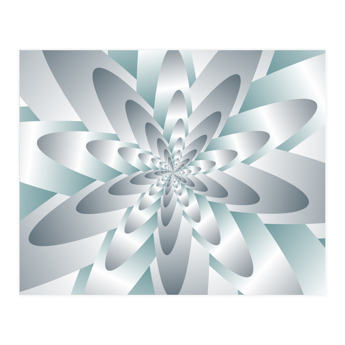 Swirl Flower Pattern  (Print Only)