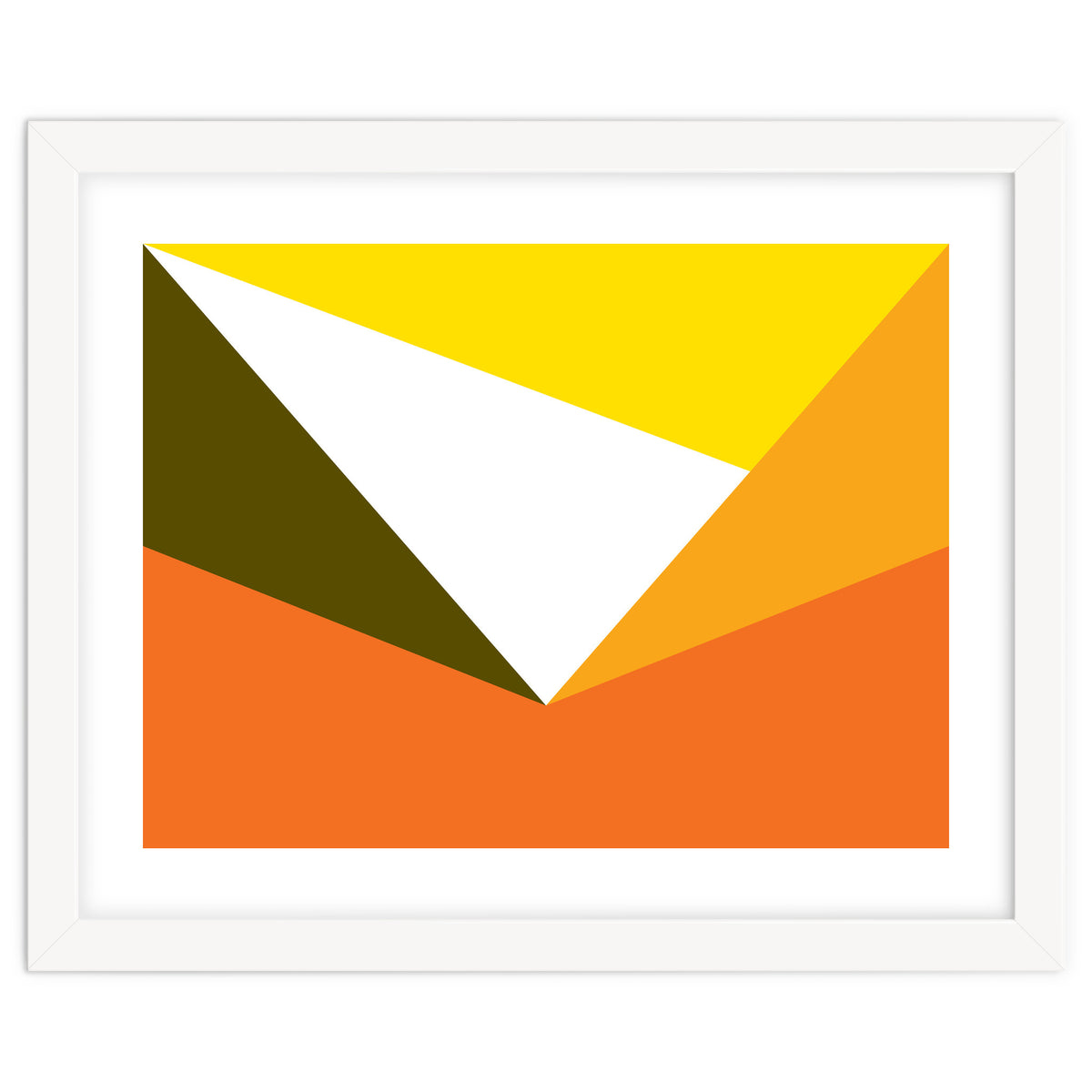 Geometric Shapes No. 58 - yellow & orange
