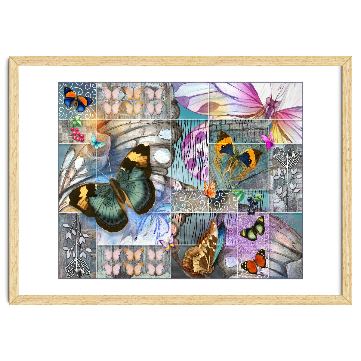 Butterfly Wings Collage