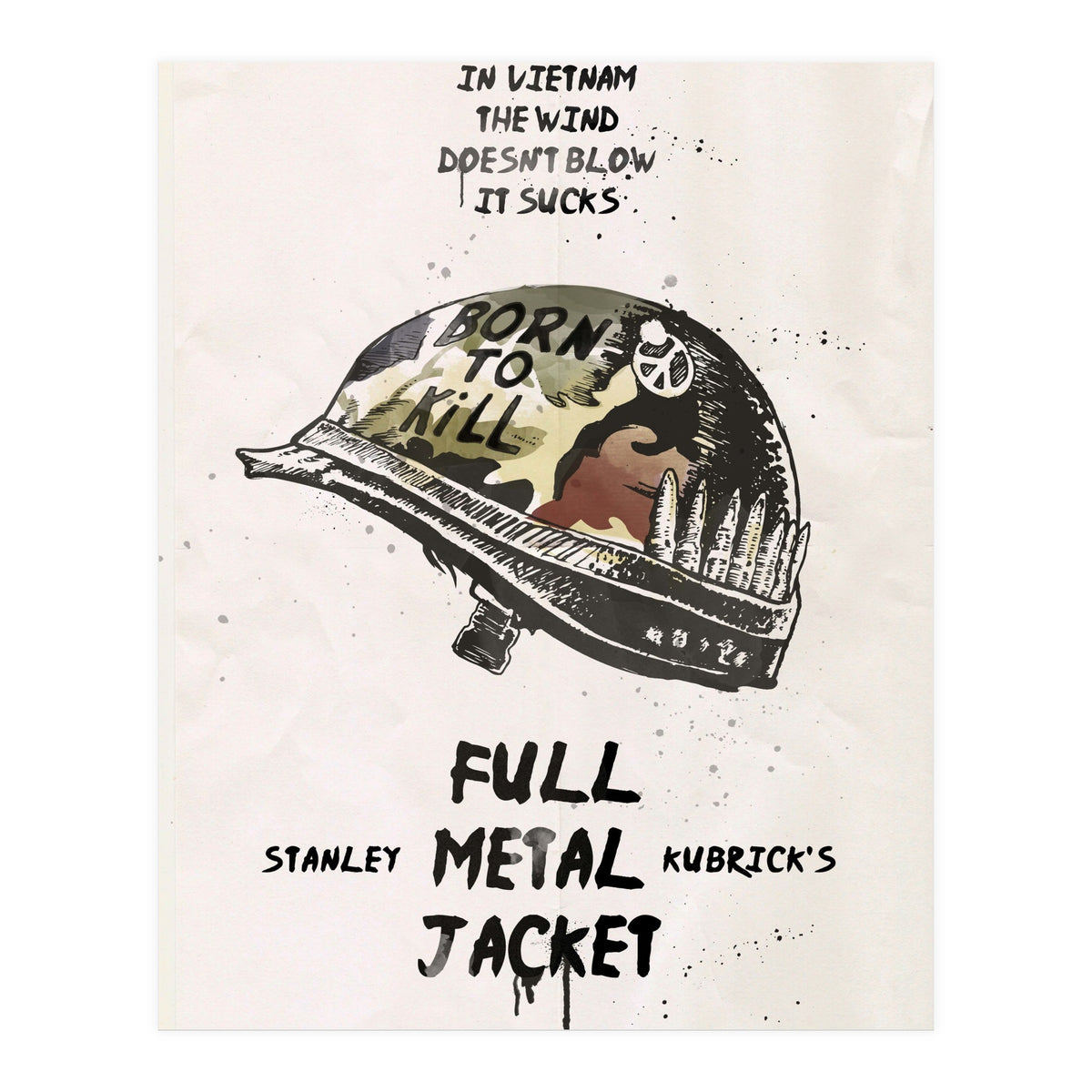 Full Metal Jacket movie poster (Print Only)