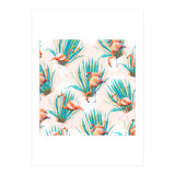 Anaglyph Flamingos with cactus (Print Only) thumbnail