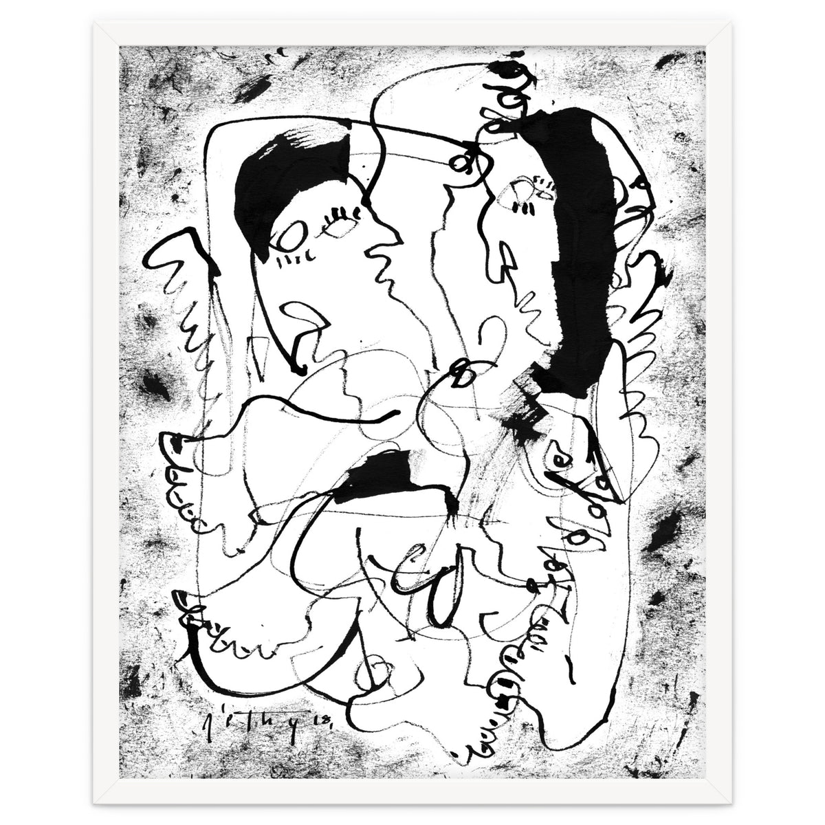 Dancing Forever - b&w