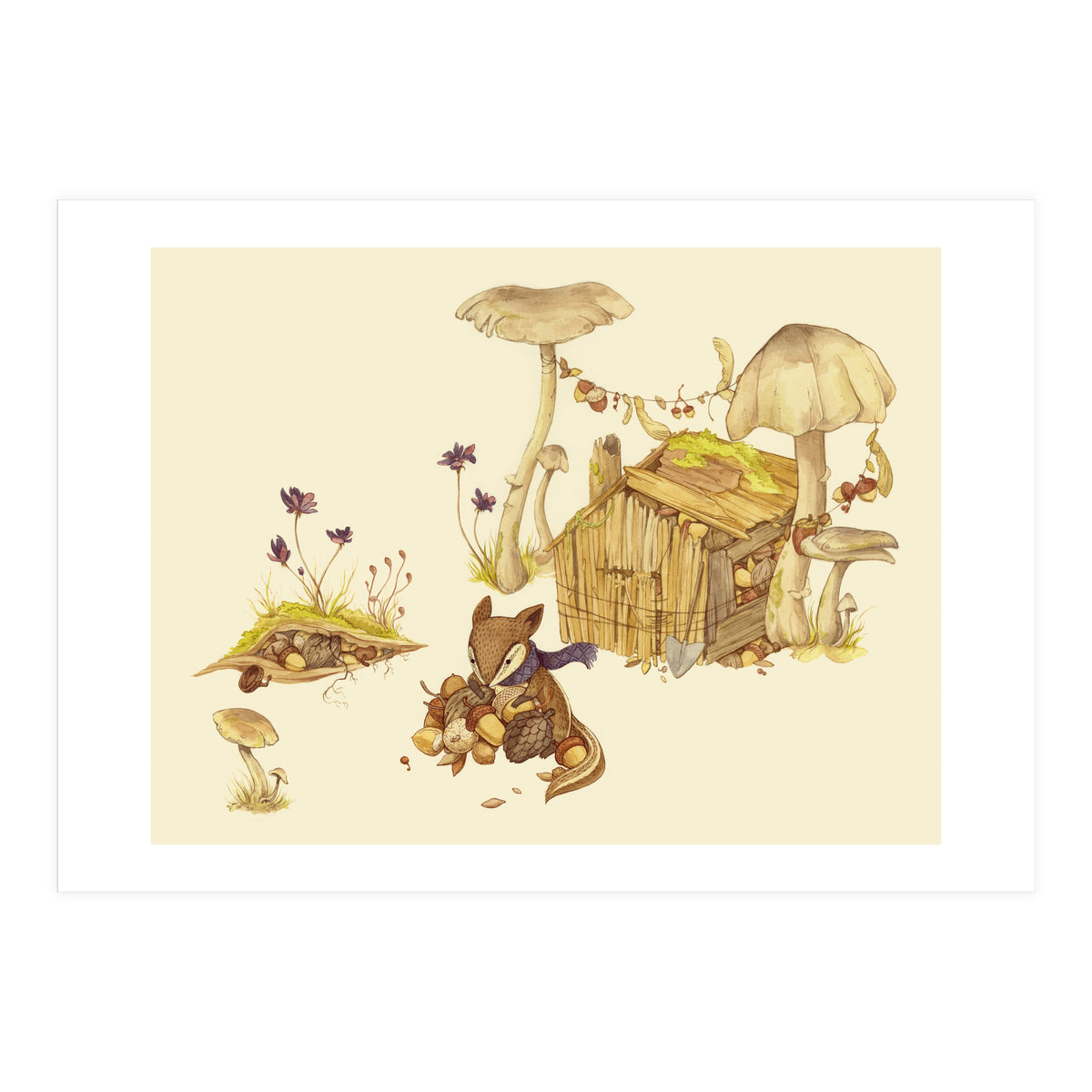 Harvey The Greedy Chipmunk (Print Only)