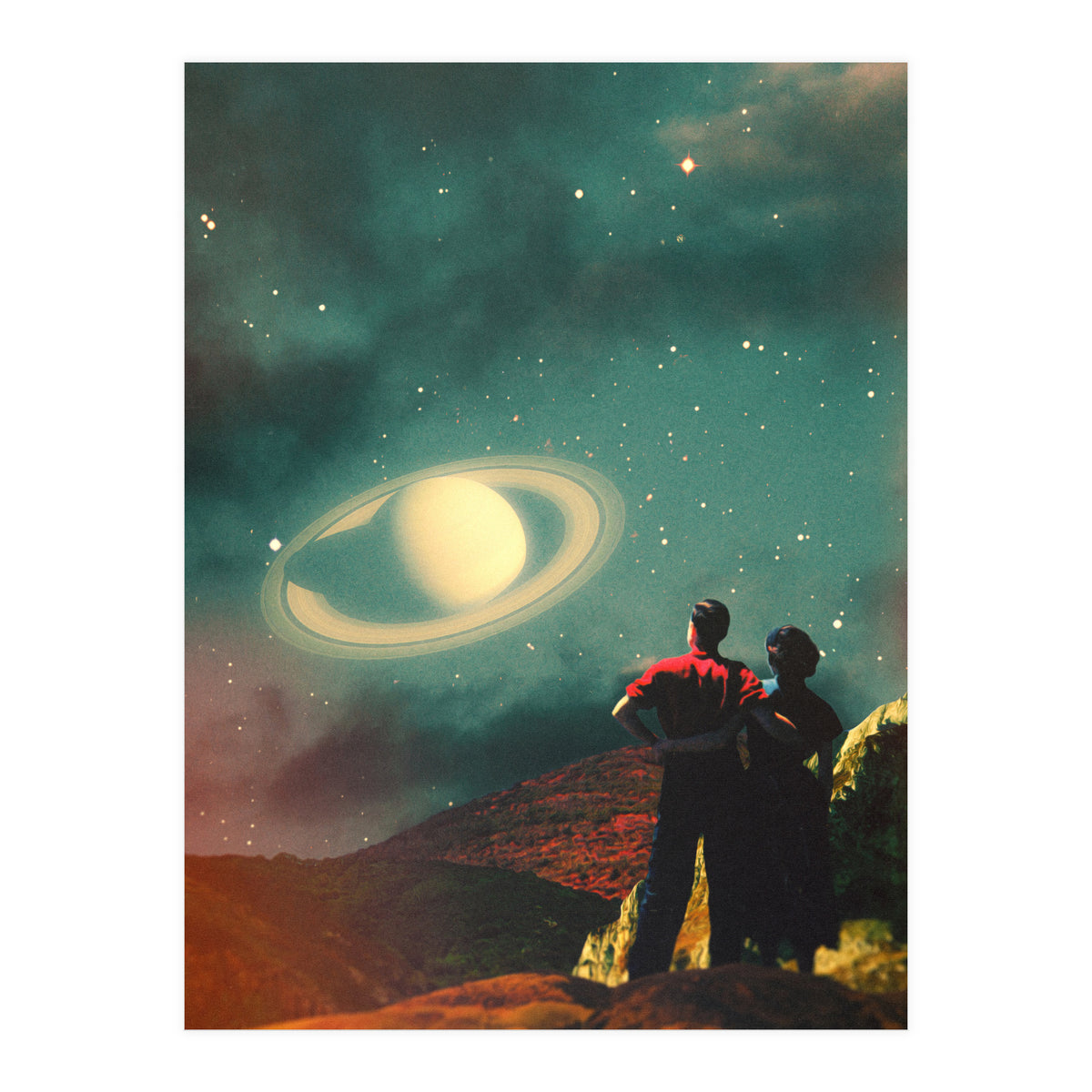 You, Me And Saturn (Print Only)