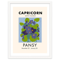 Capricorn Birth Flower Pansy