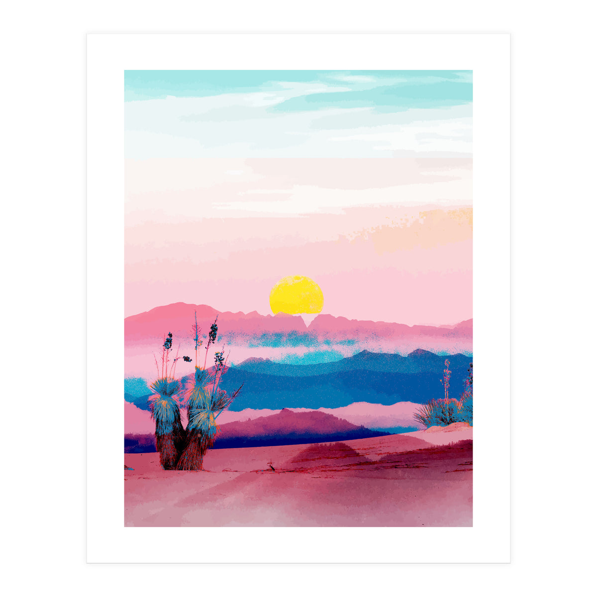 Her Heart Was Made Of Liquid Sunsets (Print Only)