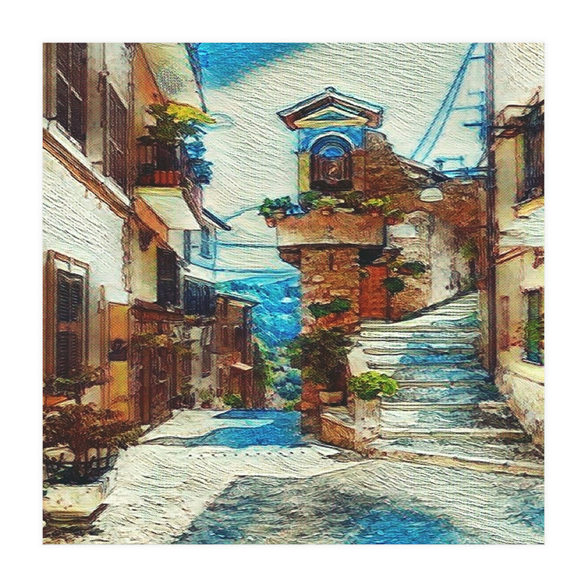 An Italian Neighborhood (Print Only)