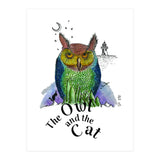 The Owl And The Cat (Print Only) thumbnail