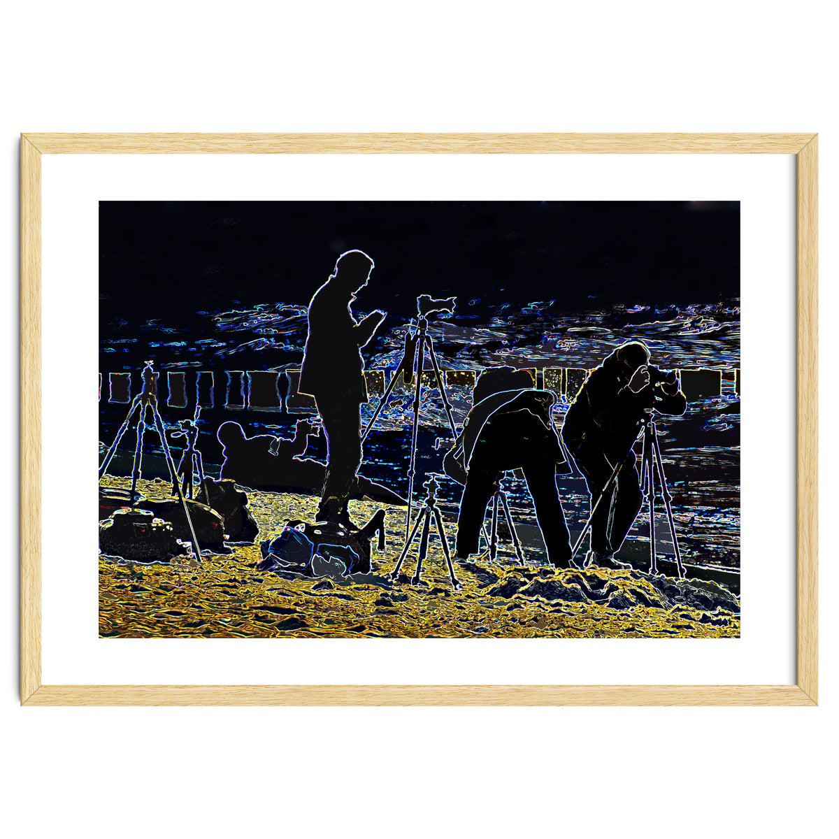 Photographers at the beach