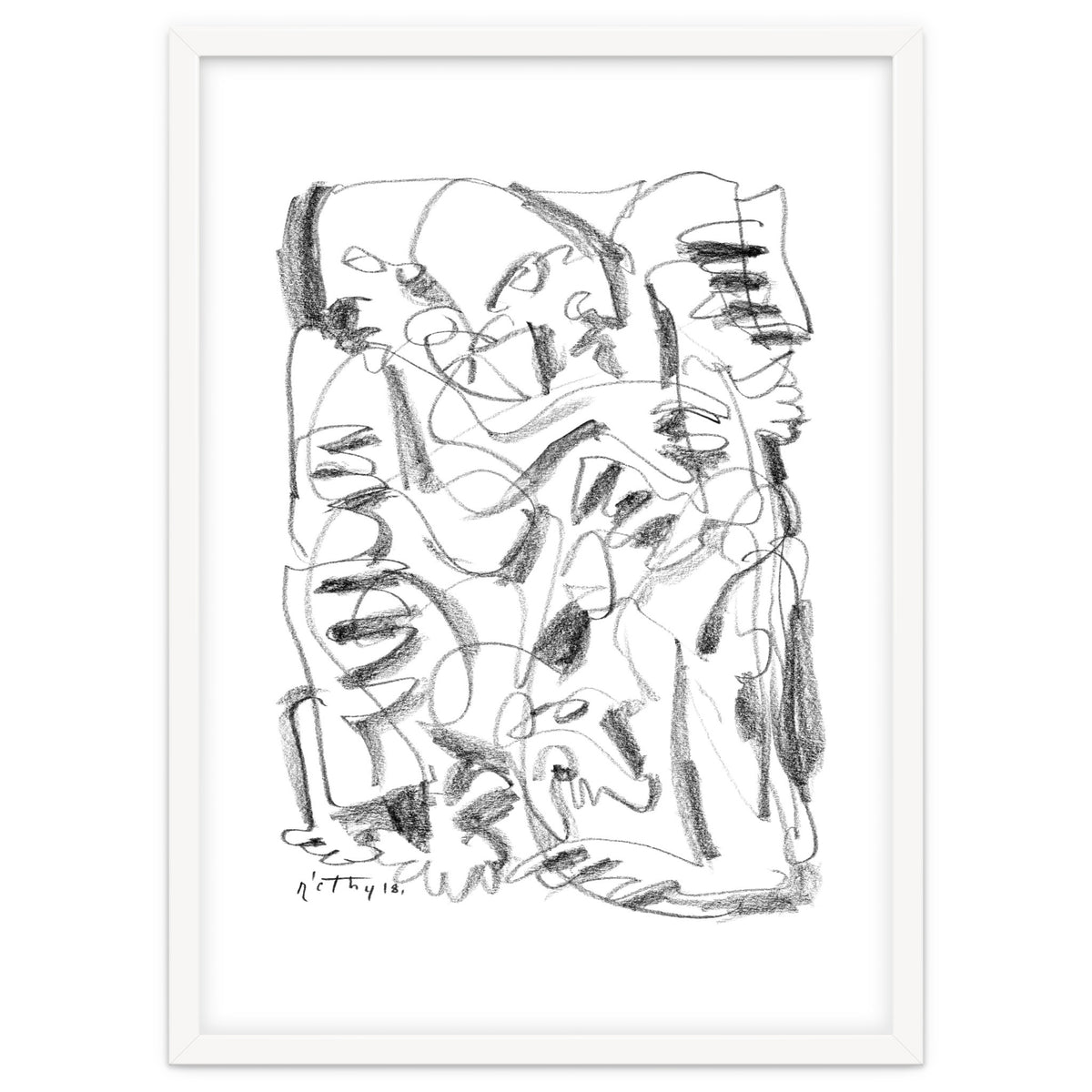 Out of the Shadows - b&w