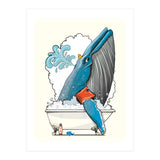 Blue Whale in the Bath (Print Only) thumbnail