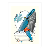 Blue Whale in the Bath (Print Only)