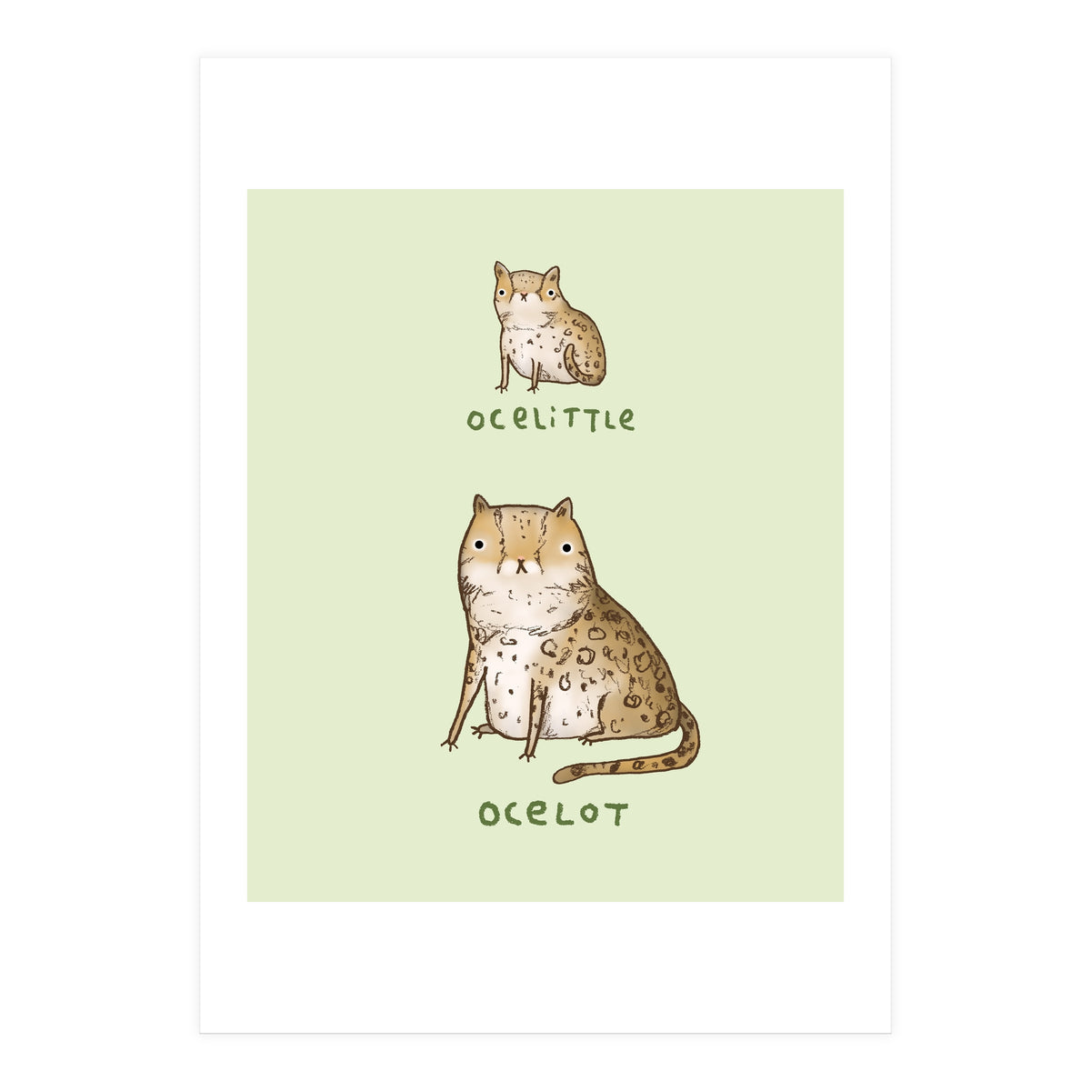 Ocelittle Ocelot (Print Only)