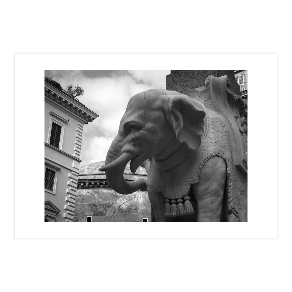 Elephant and Obelisk (Print Only)