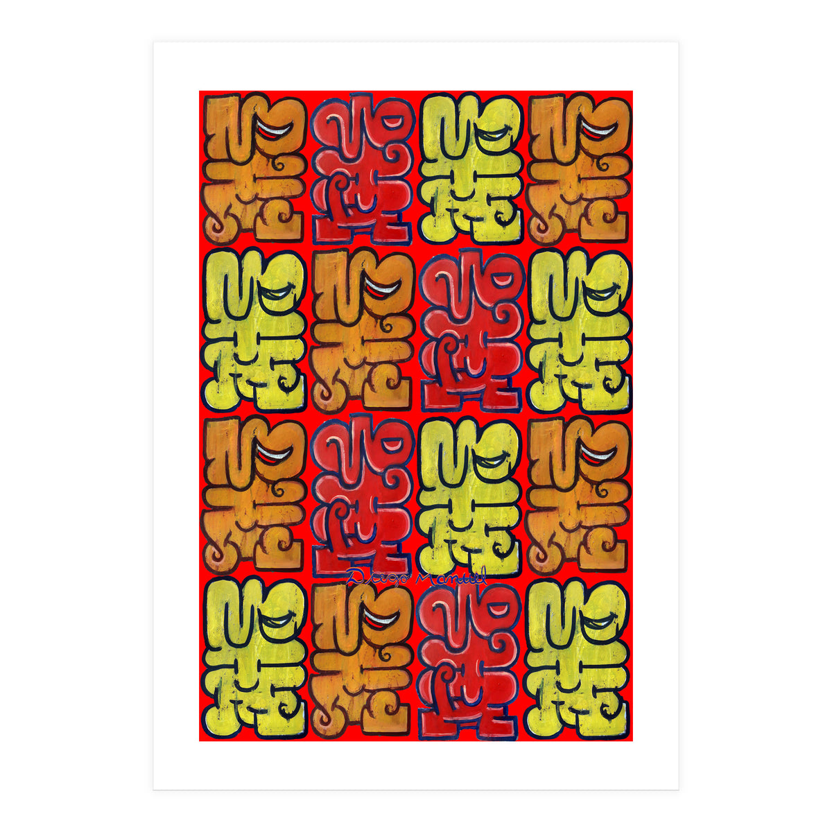 Garffiti 23 29 33 Tapiz (Print Only)