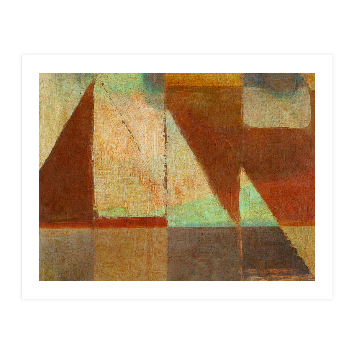 Tramonto Nel Porto (Print Only)