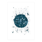 Indigo Blue Botanical Leaves No. 8 (Print Only) thumbnail