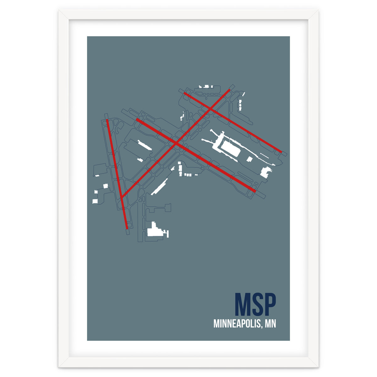 Minneapolis Airport Layout