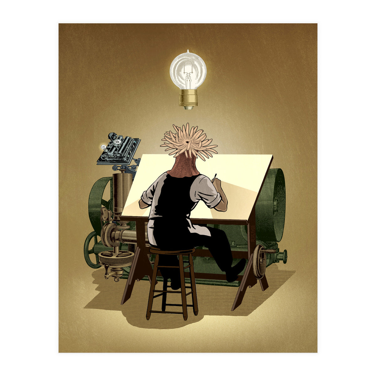 The aspirant to draftsman (Print Only)