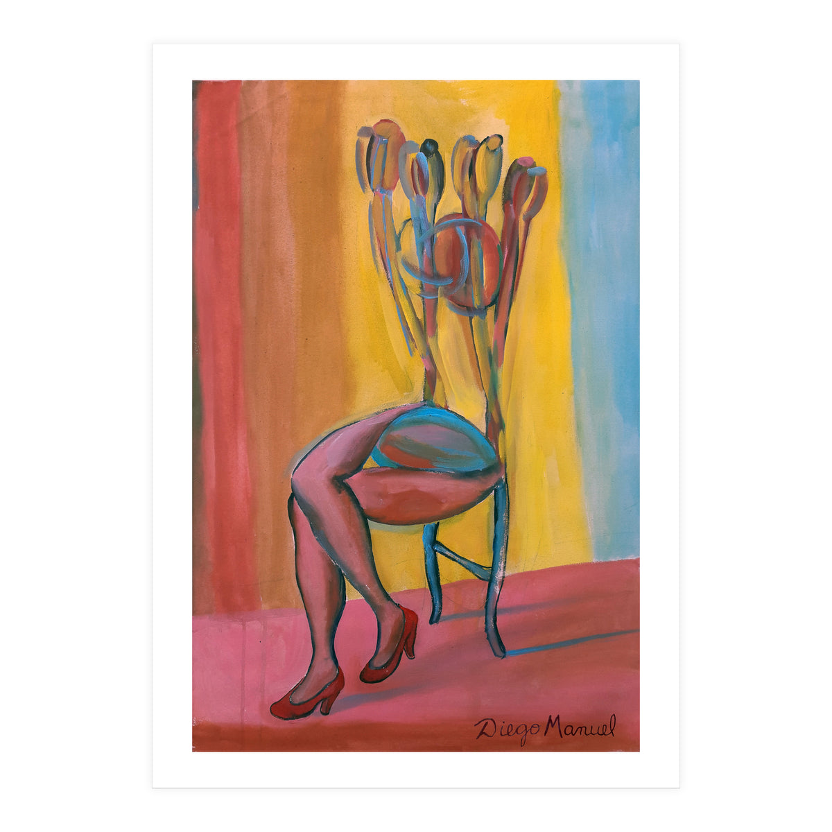 Silla Piernas (Print Only)