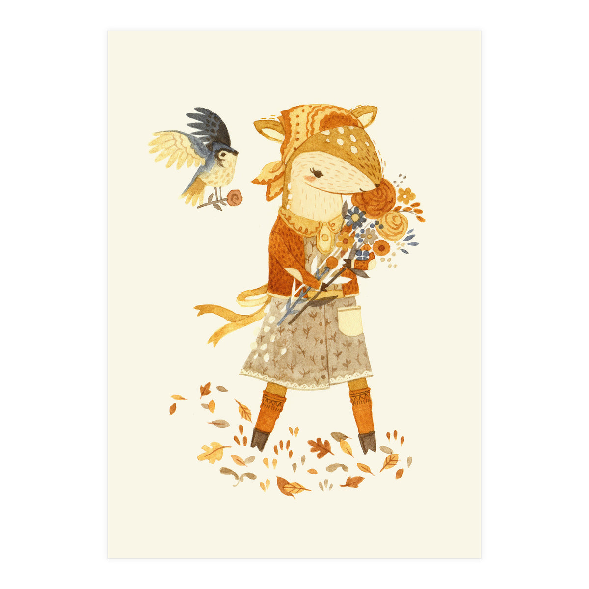 Dakota The Daisy Deer (Print Only)