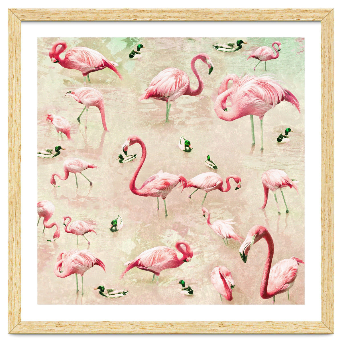 Flamingos Vintage Pink