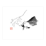 Fishermen on river li (Print Only) thumbnail