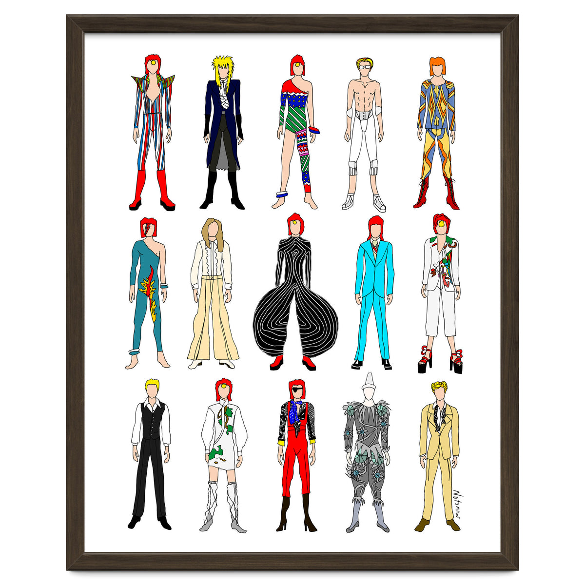 Outfits of Bowie Fashion