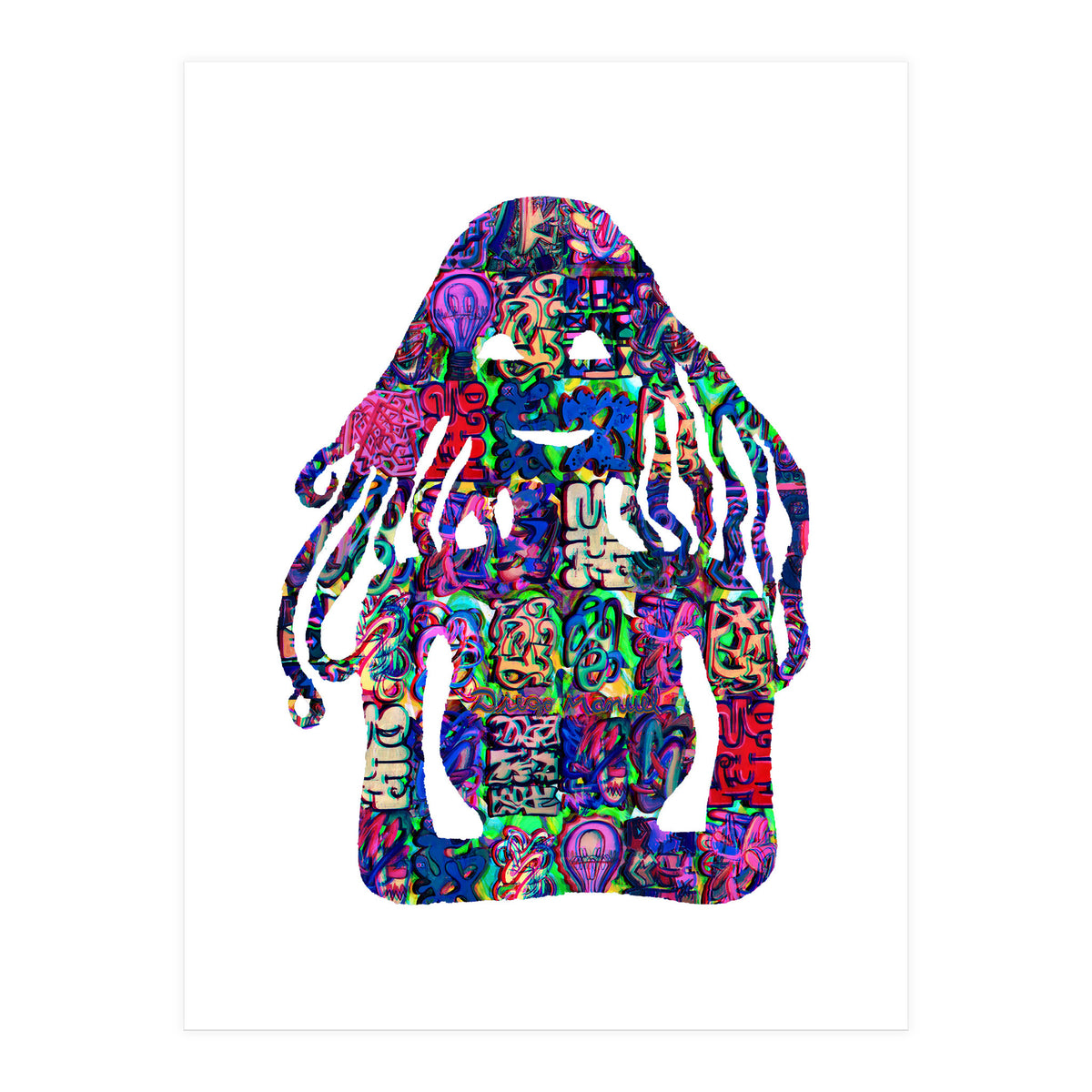 Mujer Digital 4 8  (Print Only)