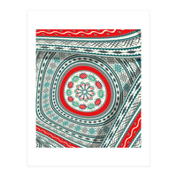 Romanian embroidery background 11 (Print Only)