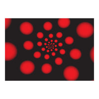 Red Spiral Dots (Print Only)