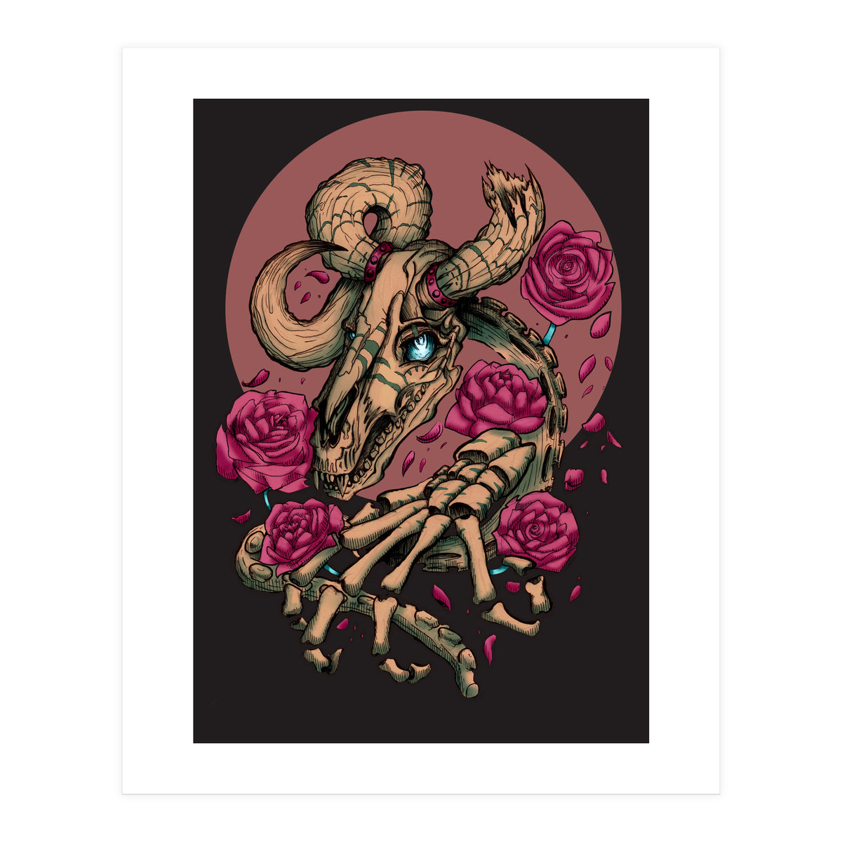 Risen with Roses (Print Only)