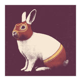 Rabbit Wrestler Square (Print Only) thumbnail