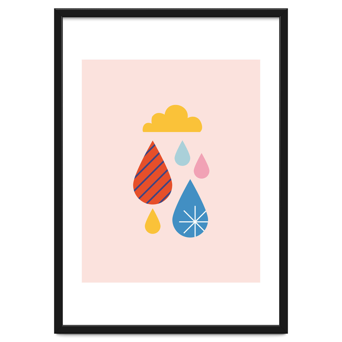 Raindrops And Cloud Rgb