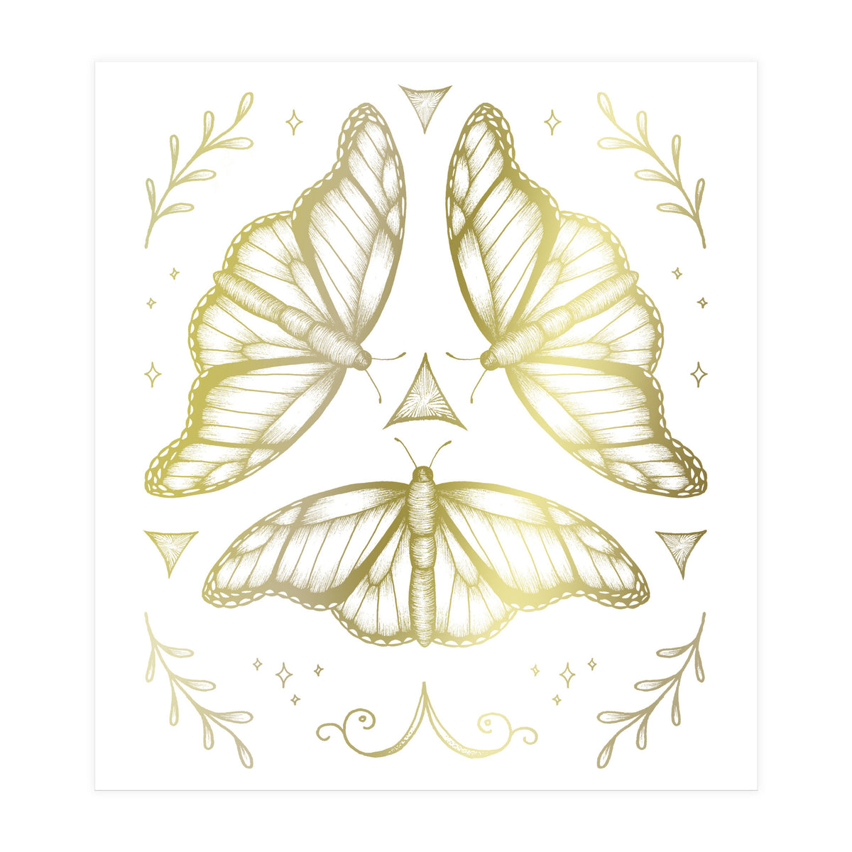 Fairy Dance - Gold (Print Only)