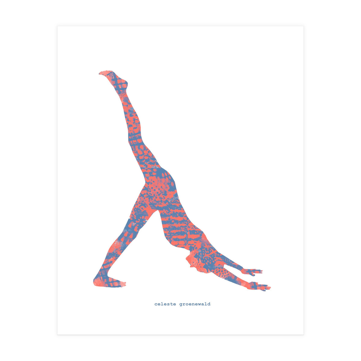 Three Legged Downward Dog (Print Only)
