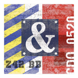 Blue Ampersand Industrial Abstract (Print Only) thumbnail