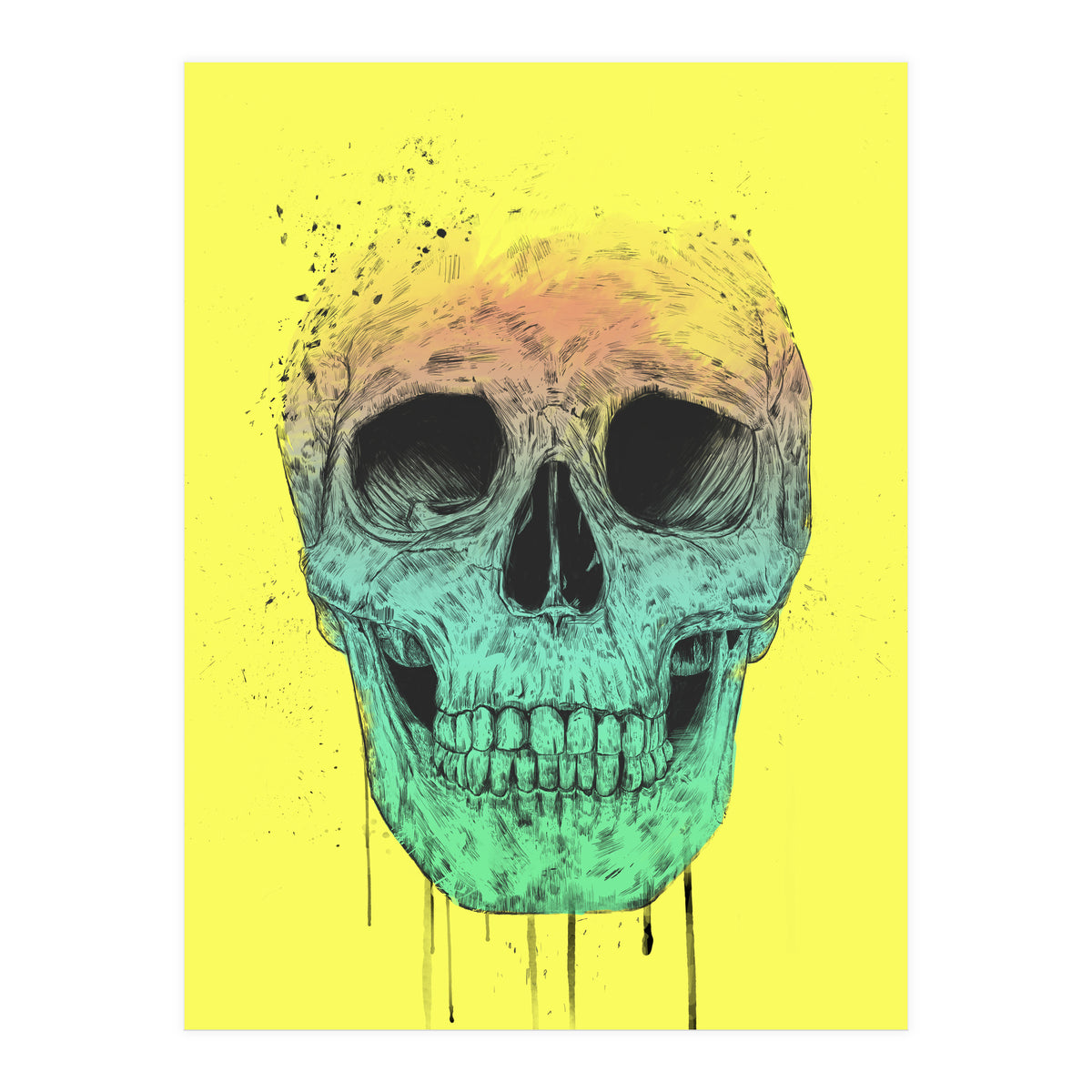 Pop Art Skull (Print Only)