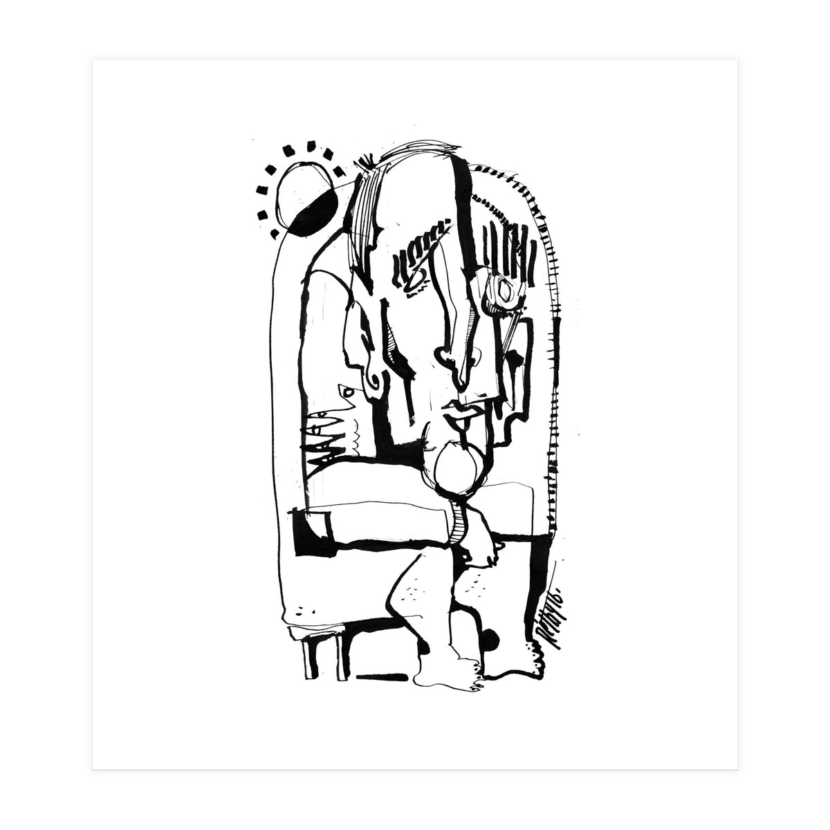 Freezing in Sunlight - b&w (Print Only)