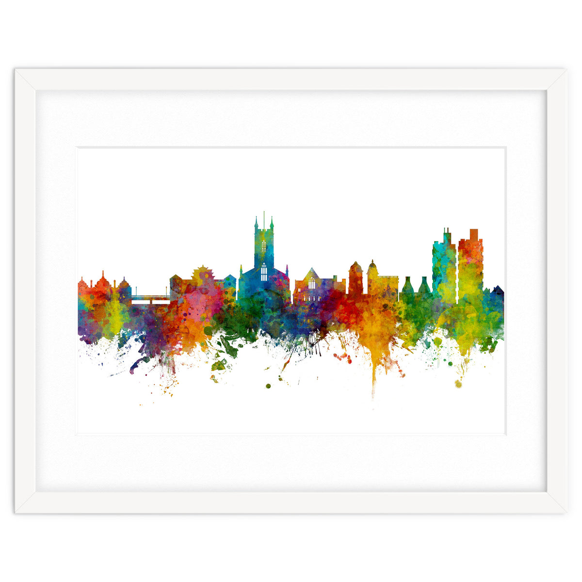 Stoke-on-Trent England Skyline