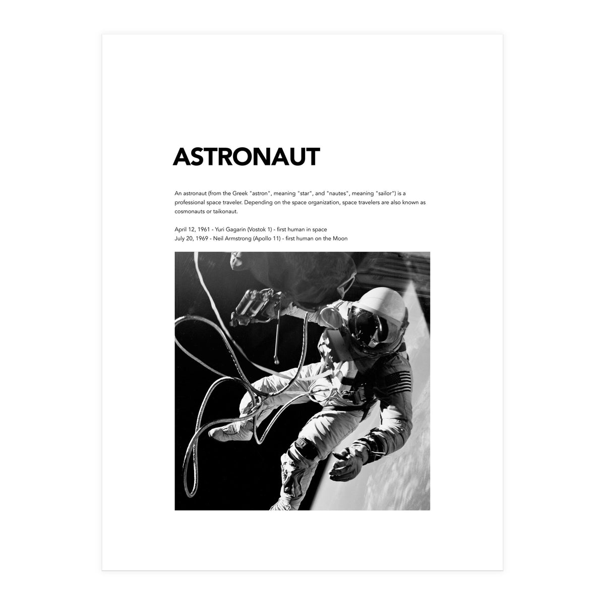 ASTRONAUT (Print Only)