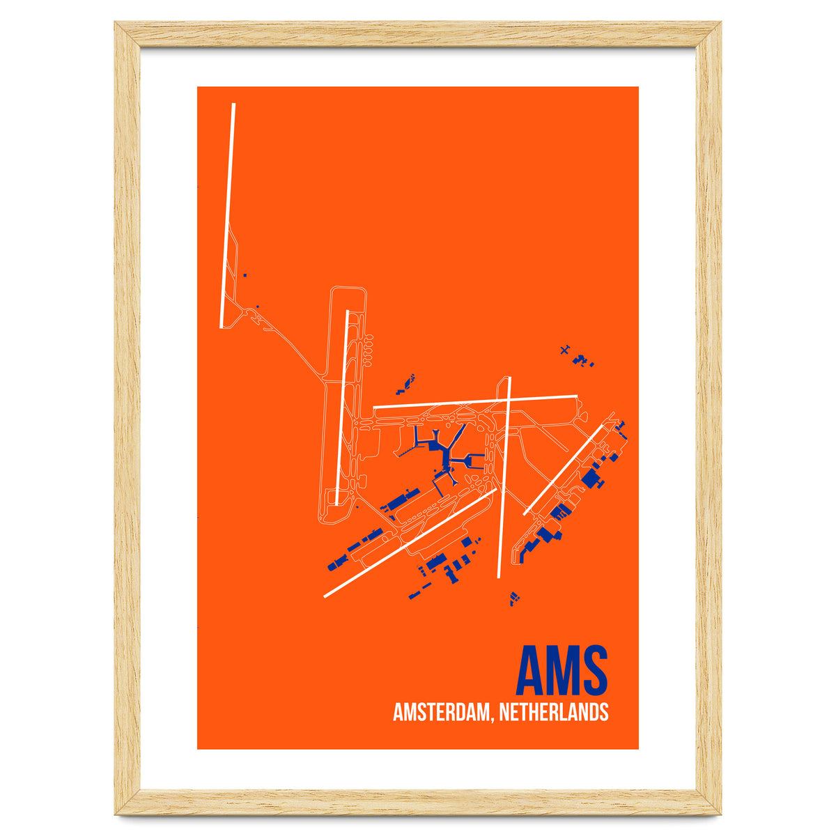 Amsterdam Airport Layout