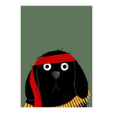 Doozal Dog Rambo (Print Only) thumbnail