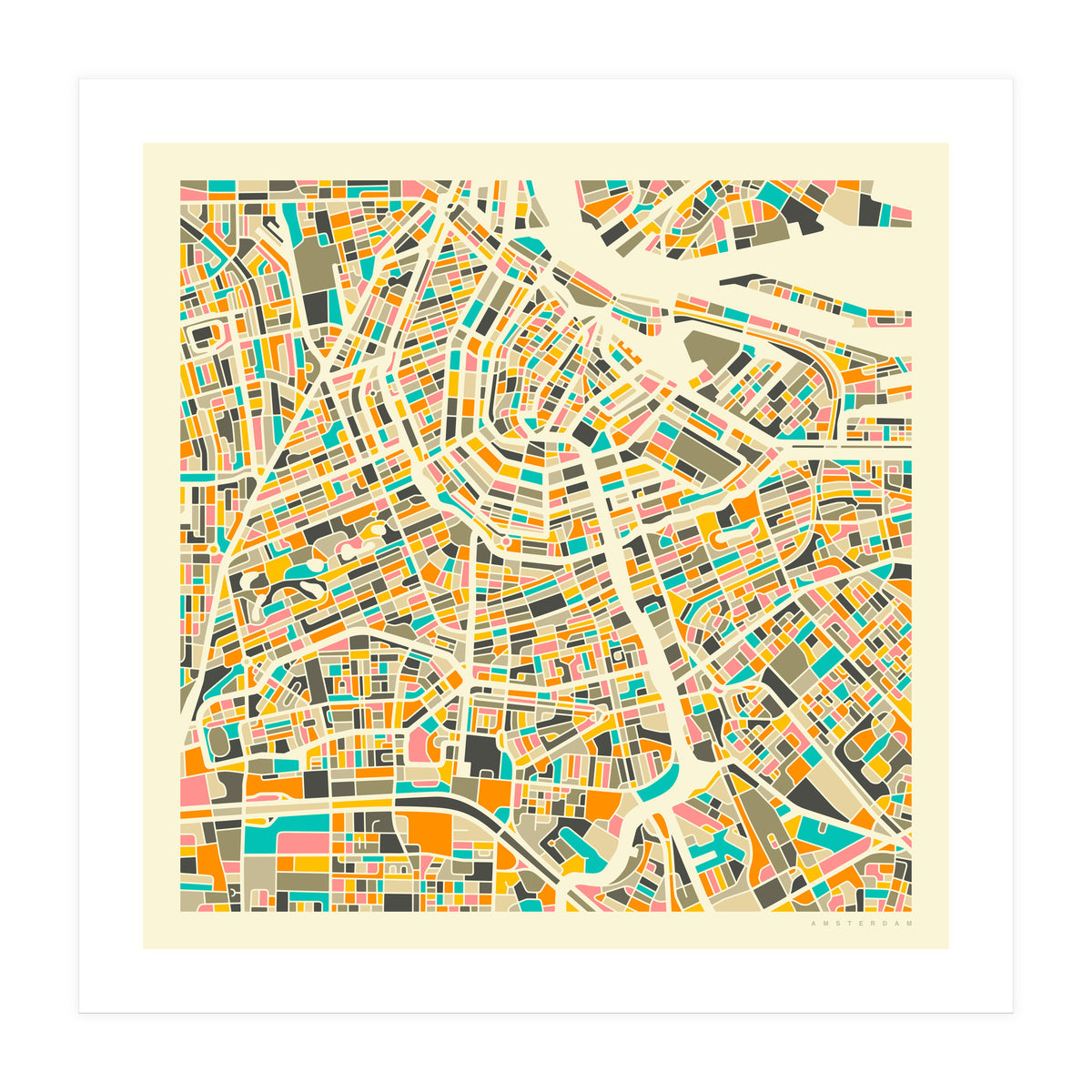 AMSTERDAM MAP (Print Only)