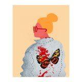 Lady in red glasses (Print Only) thumbnail