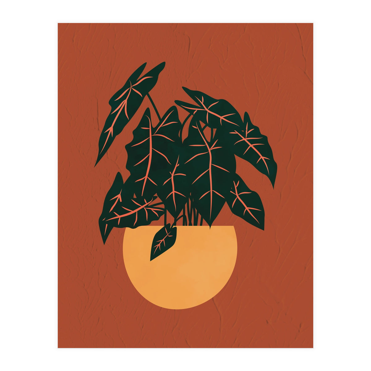 Botanical Boho Alocasia (Print Only)