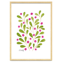 Springtime Floral | Pink and Green